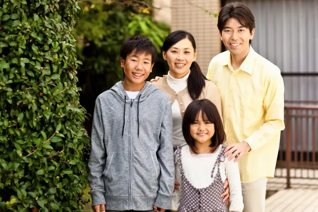 Como es la familia en Japón
