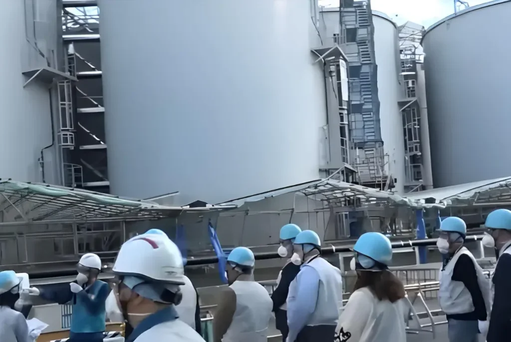 La central nuclear de Fuskushima recibiendo visitantes