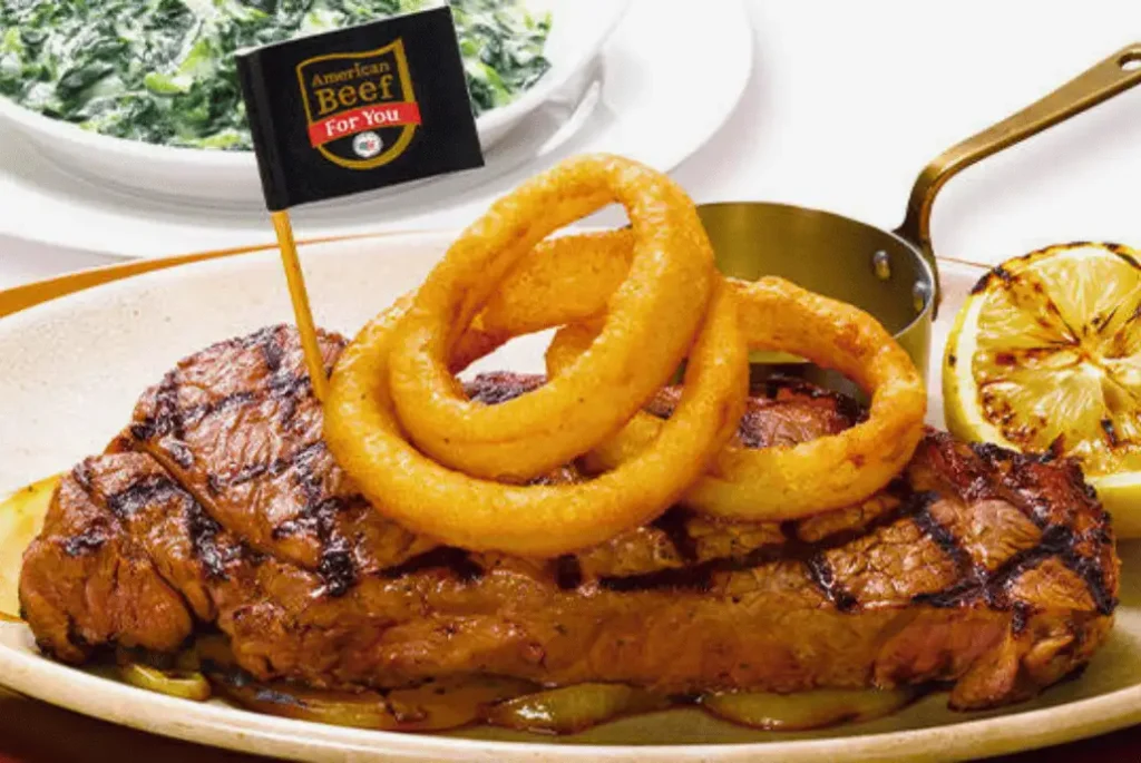 Carne y calamares en Royal Host