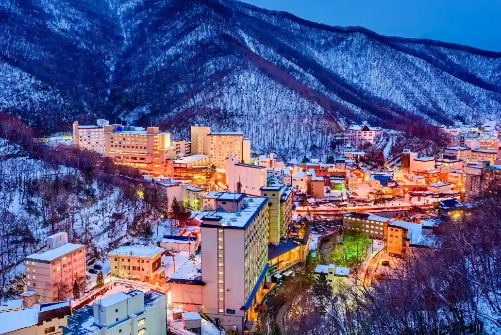 Ciudad donde se encuentra el Noboribetsu Onsen en Hokkaido
