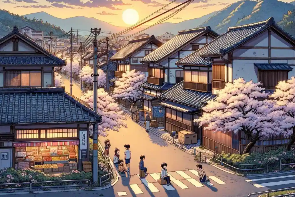 Imagen animé sobre el Japón de los 90