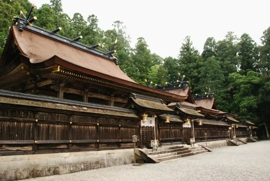 Imagen del Santuario Sintoísta Hongu Taisha del Camino de Kumano